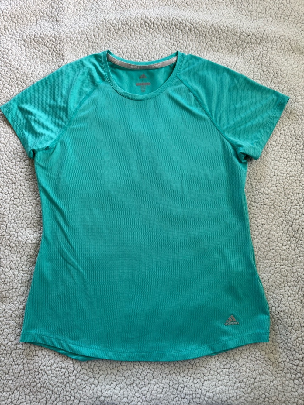 Adidas Women’s Teal Golf Short Sleeve Active Tee